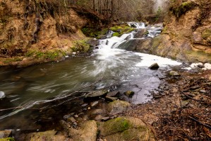 Reed Creek Waterfall at Savannah Rapids Park GA 5520